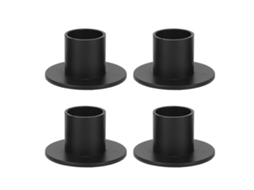 Peças De Suporte De Candelabro Redondo Preto Para Casamentos