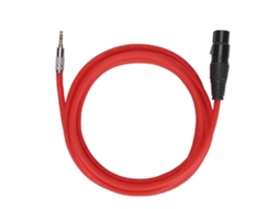 Cabo Mali Microfone Jorindo Xlr Fêmea para 3.5mm Sinal Balanceado 2.5m