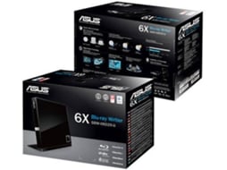 Drive Ótica Externa Blu-Ray ASUS SBW-06D2X-U — Externa | USB 2.0 | 6x