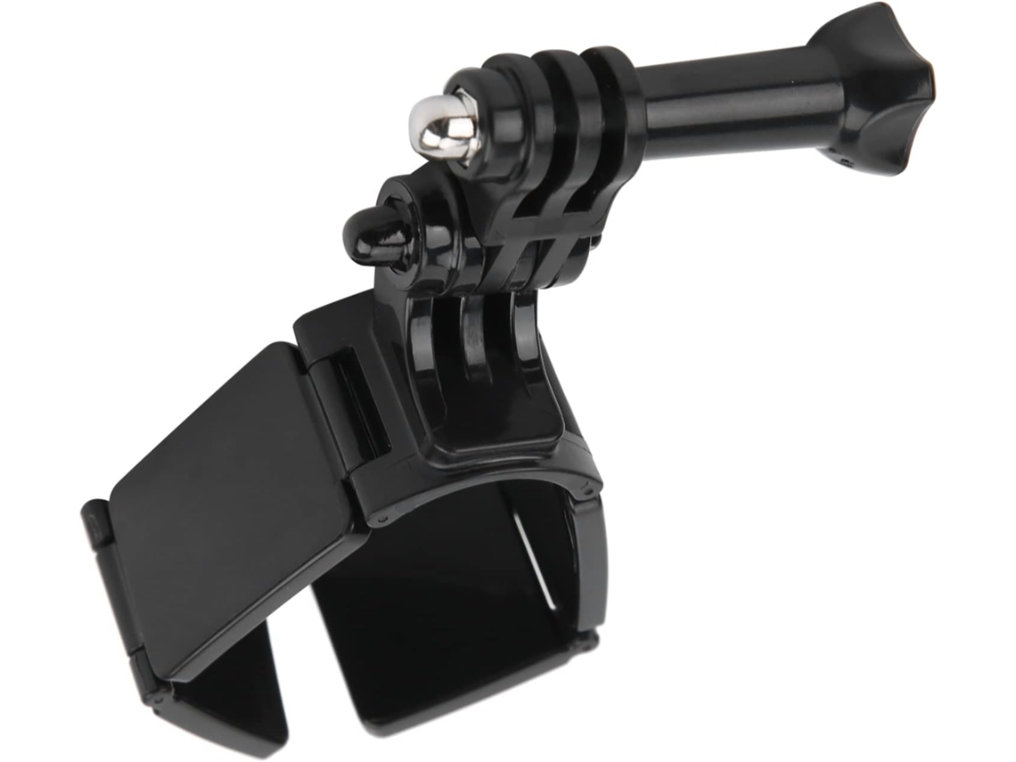 Support De Menton Réglable Pour Caméra De Casque, Support Stable Pour / /, Idéal Pour L'équitation, Abs Noir,