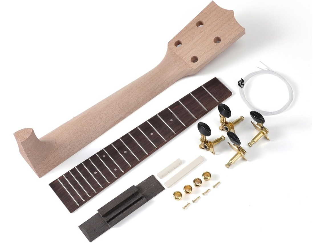 Conjunto De Peças De Reposição Para Braço E Escala De Ukulele (1 Unidade).