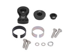 Braço De Servo Ajustável 25t De Liga De Alumínio Para Carros Rc 1/10 Comprimento 29.5mm Preto