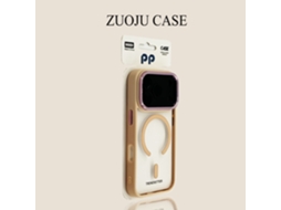 Capa Transparente Magnética Com Lente Metálica Para Iphone 16 (apple) - Proteção Contra Quedas