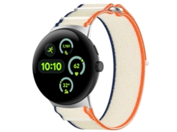 Pulseira De Relógio Em Nylon Trançado Com Fecho De Velcro