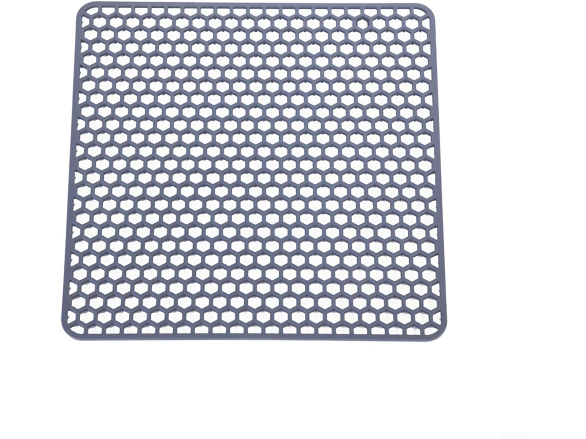 Tapete de silicone flexível para Pia, 30 x 30 cm, protetor deslizante Louça, tapete de secagem Louça, antiderrapante