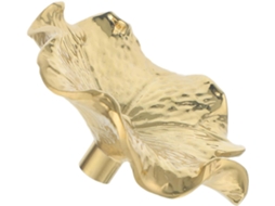 Puxador Em Latão Dourado Com Design De Folha Lótus Para Armários Cozinha E Guarda Roupas, Com Aderência Aprimorada E
