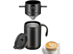 Cafeteira De Filtro Em Aço Inoxidável Com Isolamento Térmico, Para Viagens, Caminhadas, Uso No Carro, Para Tomar Café,