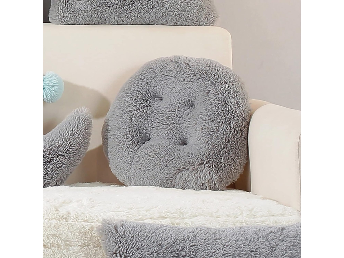 Almofada De Assento Zzensmot Moderna, Simples E Comprida, Com Pelo Macio E Espesso, Ideal Para Decoração De Casa, Quarto