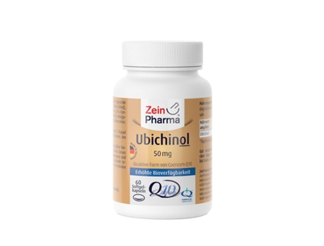 Ubiquinol Coenzima Q10 50mg (60 cápsulas) - Anti-idade / Energia