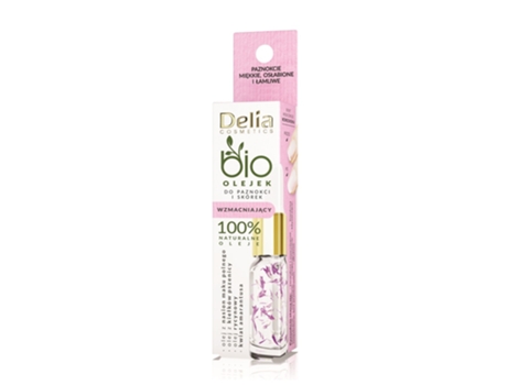 Óleo Fortalecedor Para Unhas E Cutículas Delia Bio, 10ml Cuidado Natural e Eficiente