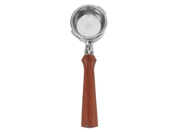 Portafiltro Primerox Sem fundo 58mm em aço inox com duas orelhas para Gaggia