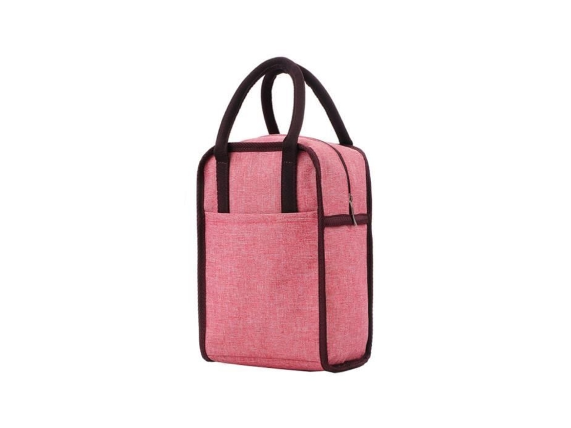 Lancheira térmica infantil Aquaforge Red, feita de tecido Oxford, com isolamento térmico, leve e durável.
