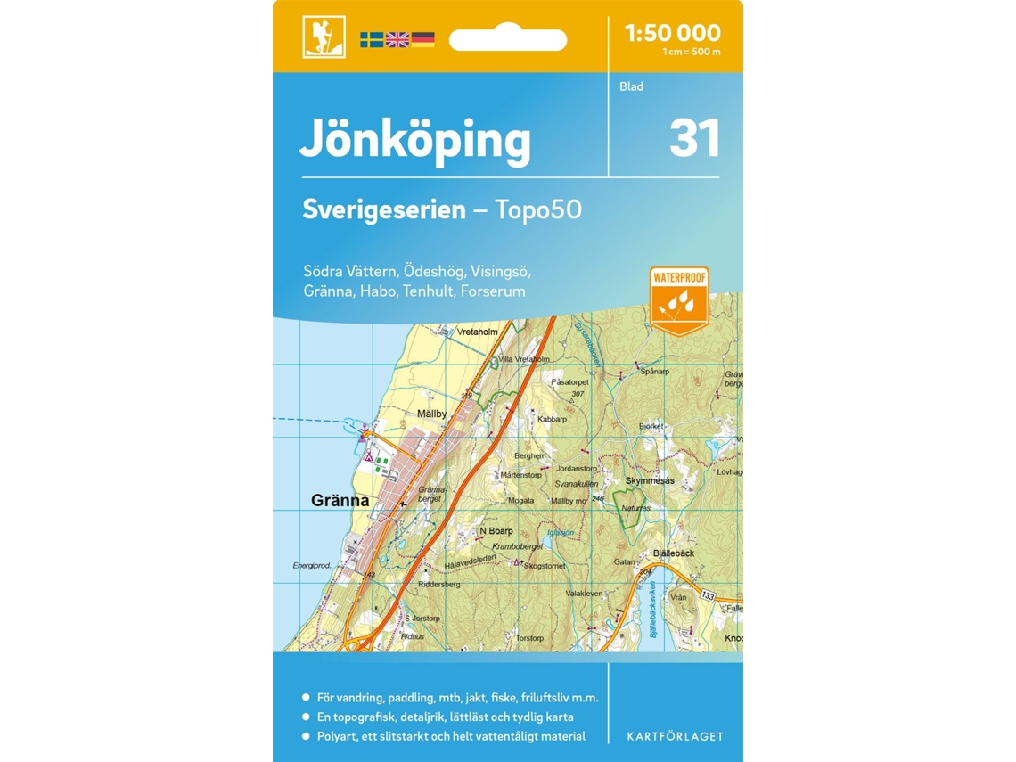 31 Jönköping Suécia Série Topo50 9789189997103 BRILVIBERA