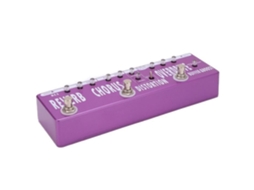 In 1 Pedal de Efeitos Pedal de Efeitos de Guitarra 6 Modos Reverb Chorus Distortion Overdrive Buffer Boost Tuning Acessórios