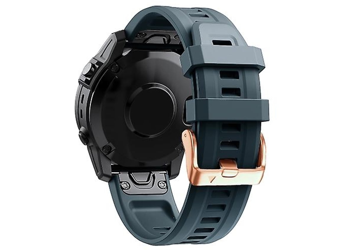 Lurelia Pulseira De Silicone 20 Mm, Compatível Com Garmin Descent Mk2s Azul Marinho