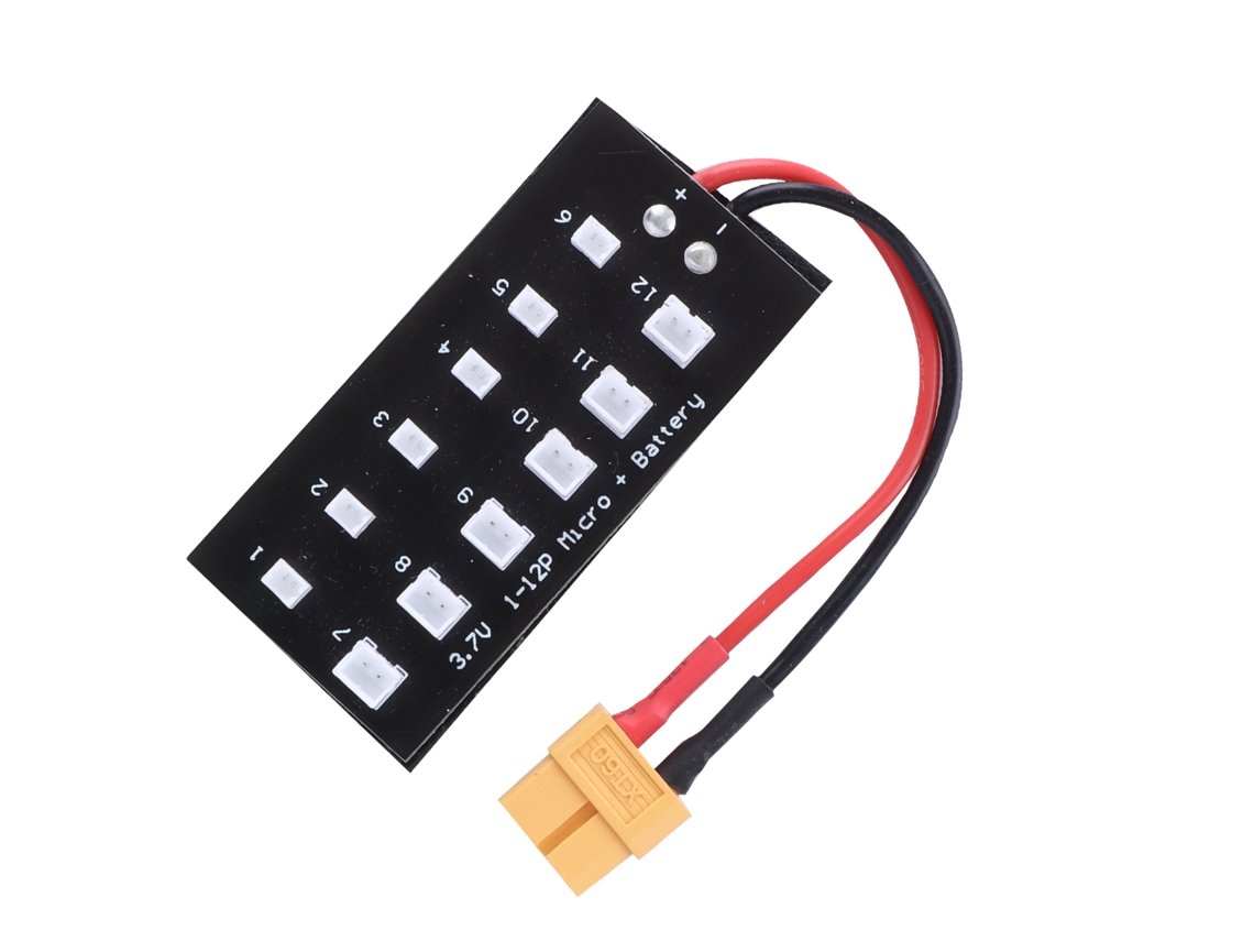 Placa De Carregamento De Polímero De Lítio Laxiscreed Com Suporte Para 3,7v/7,4v E Conexão Paralela