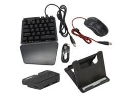 Conjunto de teclado e mouse para jogos móveis EOOCOO (teclado mecânico e mouse compatíveis com conversor)