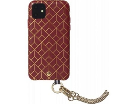 Capa para iPhone 11 ARTEFAKT Pele Vermelho .