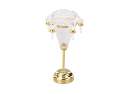 Mali lustre Miniatura Casa Boneca 1:12 Led Bateria Operada Luz de Teto Acrílico