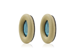 Almofada Para Bose Qc25 De Orelhas De Espuma Macia Pele De Carneiro Damasco