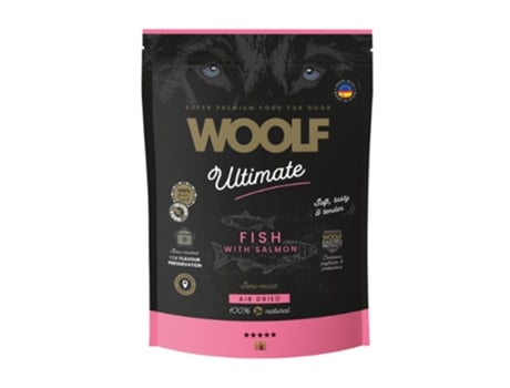 Ultimate Semi-Húmido Peixe para Cães 1Kg WOOLF
