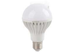 Lâmpada Led E27 com sensor de som e luz, auto acende/apaga, 220V, 3.9W, branco, 6000-6500K