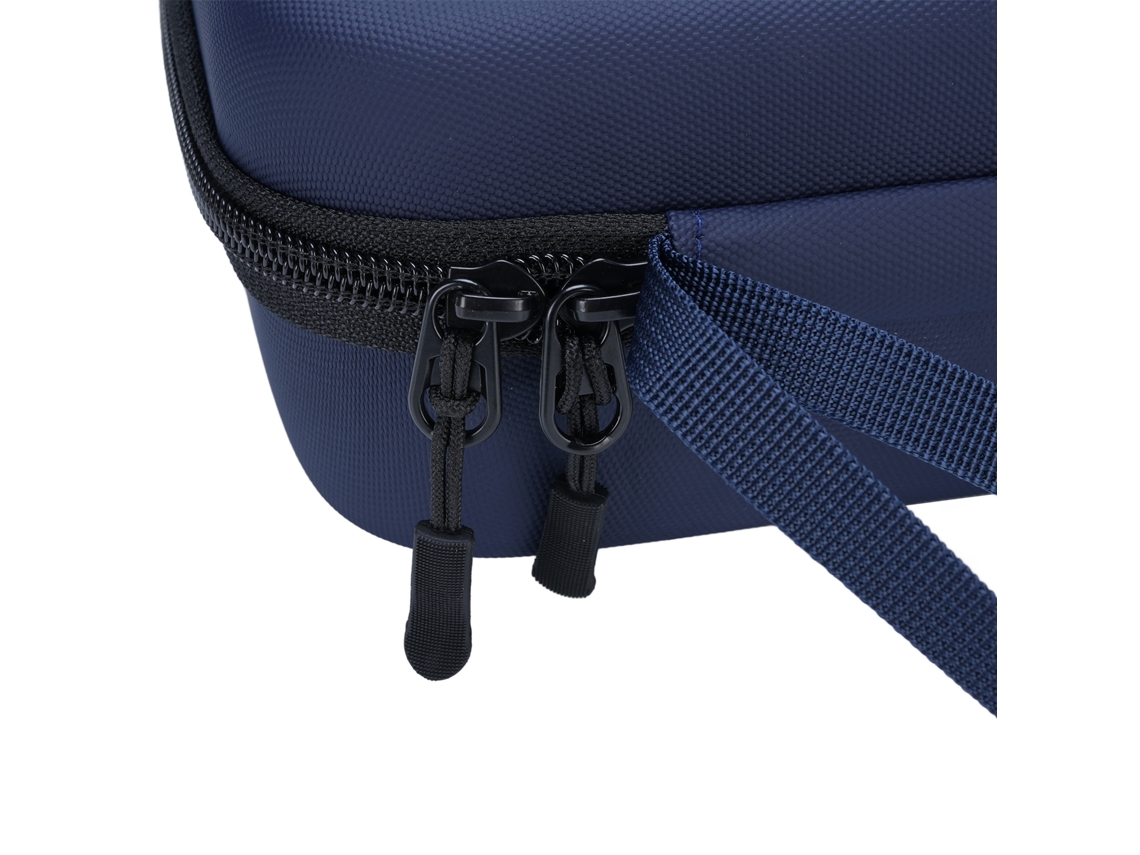 Capa para Console Switch OLED, Eva, Pu, com 20 Slots para Cartões, Azul Escuro