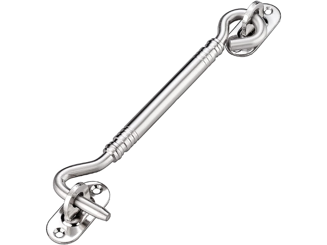 Fechadura De Porta, Trinco De Aço Inoxidável, Trinco Deslizante Para Celeiro, Gancho E Olhal Reforçados E Espessos,