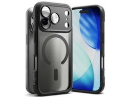 Capa Ringke Para Iphone 17 Pro Magsafe Fusion Bold Preto Fosco
