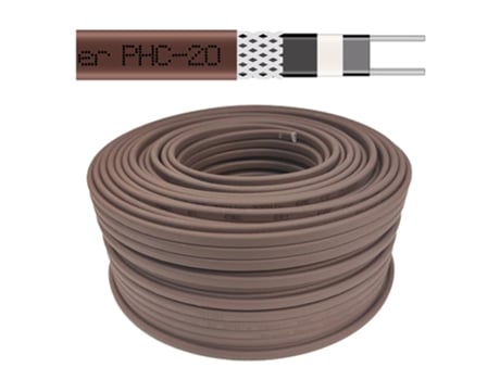 Cabo De Aquecimento Autorregulável Phc-20, 20 W/m, 230 V, 100 M Tetos E Tubulações Grand Meyer (uso Externo)