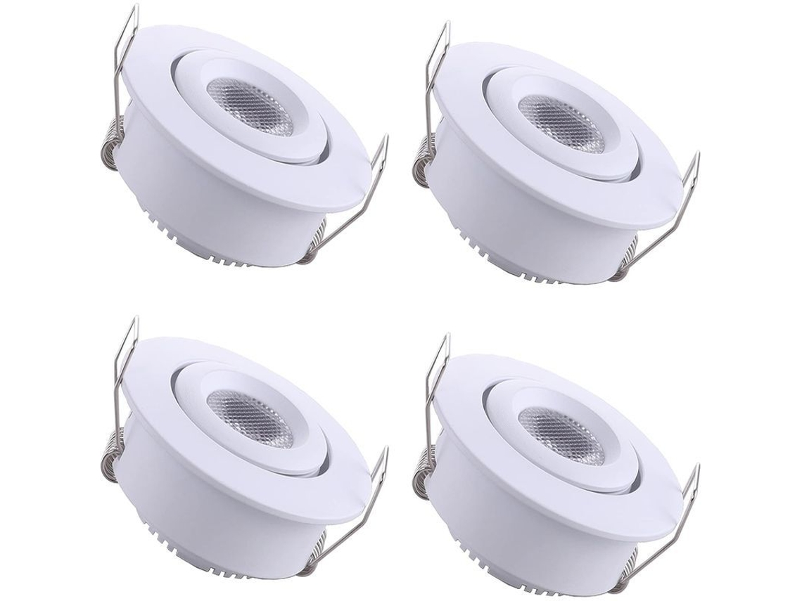 Luminárias mini LED Nova Line, embutidas, para gaveta, teto, iluminação DIY, branco