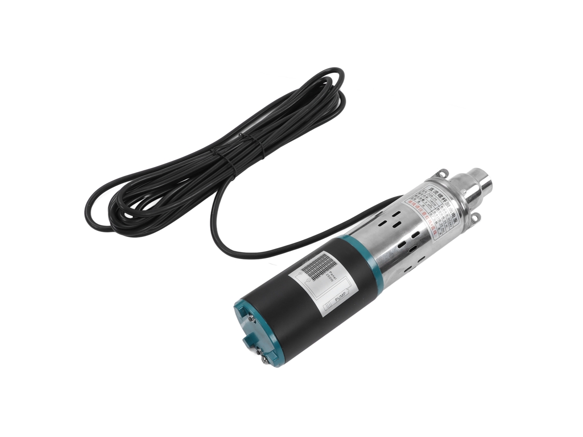 Laxiscreed Bomba Submersível Solar Dc 24v Com Alta Elevação De 25m E Motor De Cobre Com Escovas