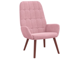 Relaxing Chair, Relaxing Chairs Vidaxl Cor-de-rosa Veludo