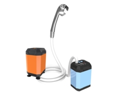 Ducha Elétrica Sem Fio para Camping com Display Digital