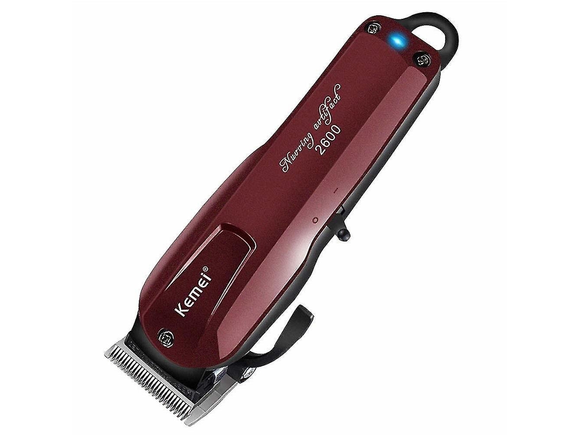 Máquina De Cortar Cabelo Elétrica Aparador De Barba Aparador De Cabelo Barbear Eletrônico (vermelho)