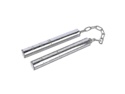Nunchaku Dois em um Nunchaku em Aço Inoxidável