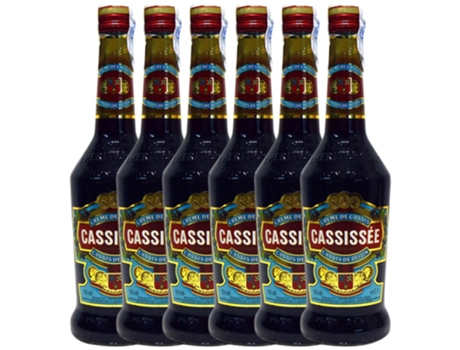 Licores L'Heririer-Guyot Cassis de Dijon 70 cl (Caixa de 6 unidades)