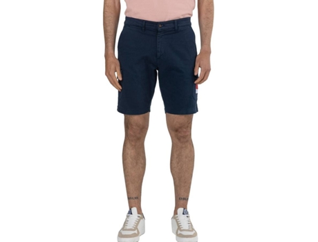 Calções EL PULPO Patch Cargo Algodão Homem (40 - Azul)