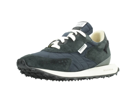 Sapatos de Homem RUN OF Kripto Tecido Preto (41)