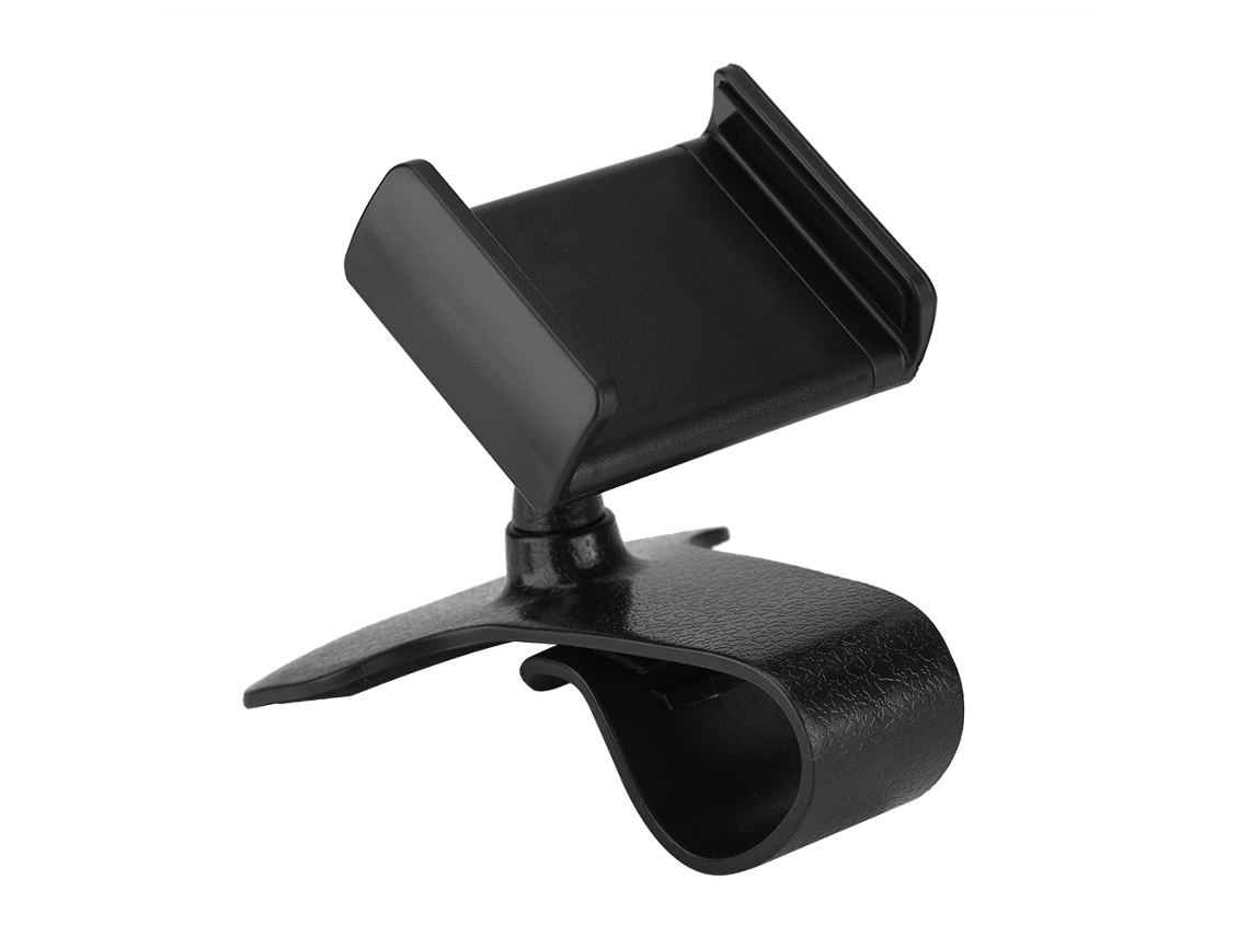 Suporte Universal Rotativo Para Celular No Painel Do Carro, Suporte Hud Preto