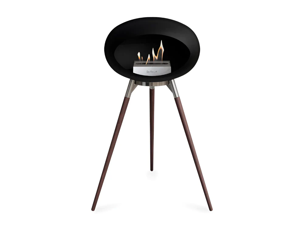 Lareira Bioetanol Ground High Preto 1 Le Feu