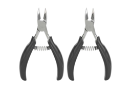 Cortador De Unhas Profissional Antiderrapante Com Mola Para Unhas Grossas Encravadas 2 Peças Slowmoose