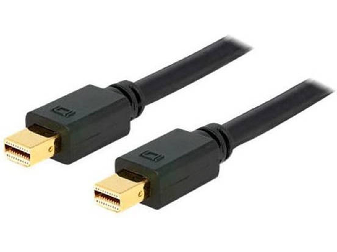 Cabo de Dados MICROCONNECT (Mini DisplayPort - 1 m - Preto)