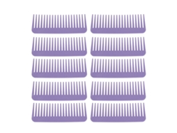 10 Pentes De Dentes Largos De Palha De Trigo Com Alta Resistência Portáteis Para Desembaraçar Cabelo Em Casa E Viagem