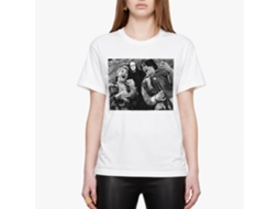 Rockinstone Bill And Ted And Death White Adult T-shirt Size:l