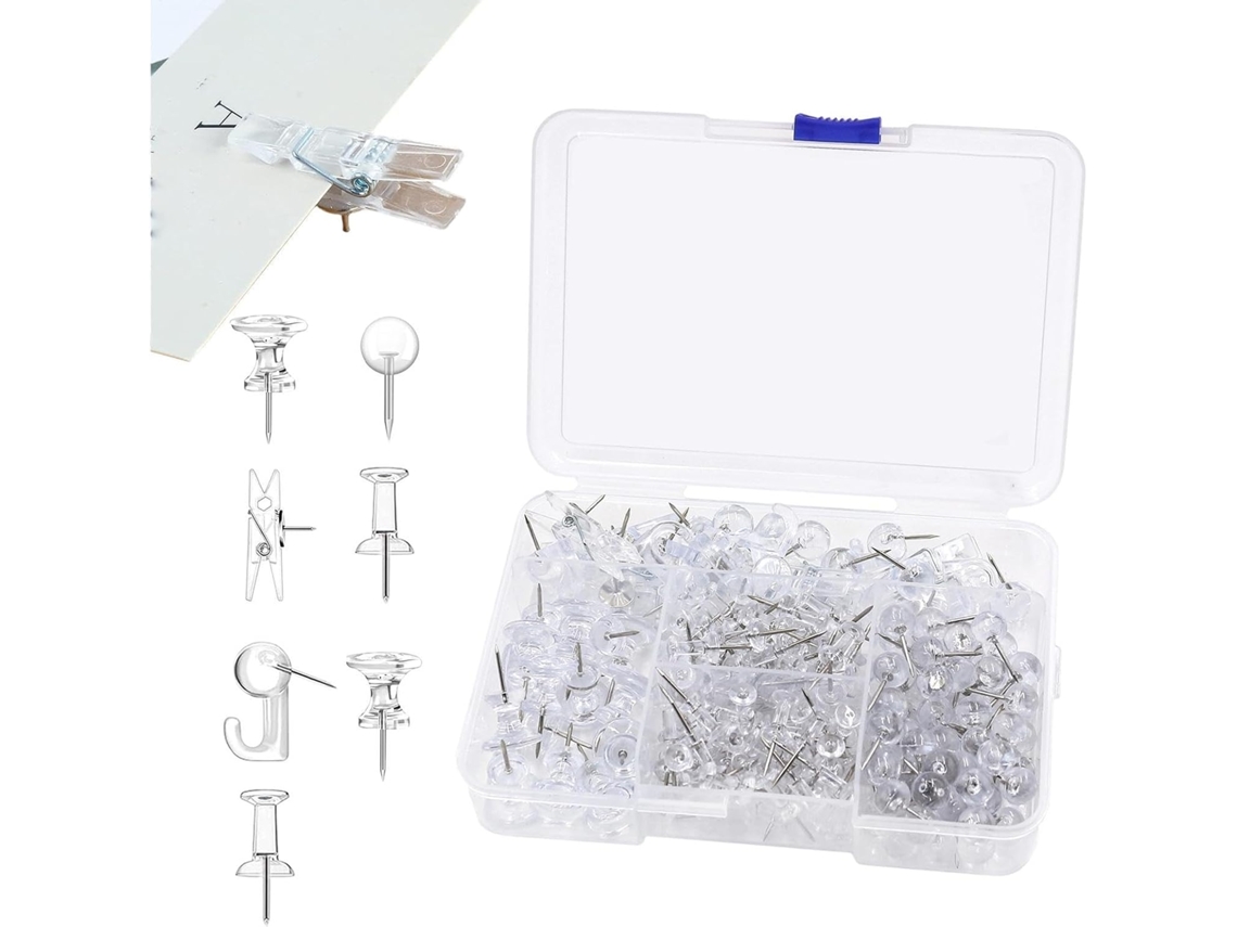 Tachas fotográficas transparentes, 200 unidades