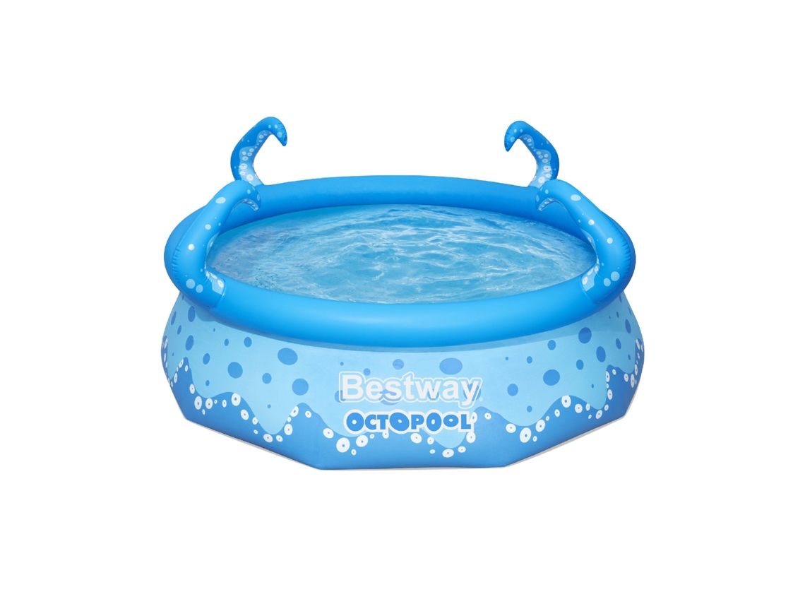 Bestway Octopool Piscina Inflável Para Crianças 274x76 Cm Com 4 Tentáculos Colo Blue Com Capacidade Para 3153 Litros