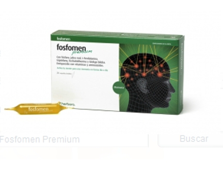 Herbora Fosfomen Premium 500mg Geléia Real 20Viales