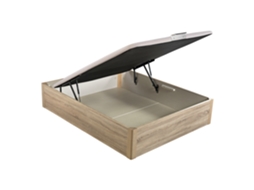Sommier com Arrumação PIKOLIN Design Tampa Única - 80x200cm (36 Cm de Altura - Natural)