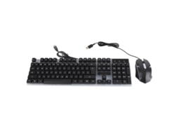 Lurelia Conjunto Teclado E Rato Usb, Com Fio, Compacto, Windows